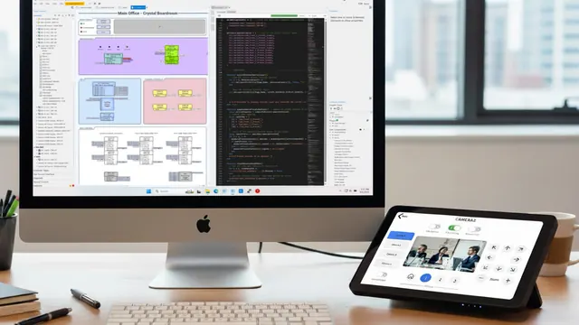 Video signal analysis on a Q-SYS programming workstation